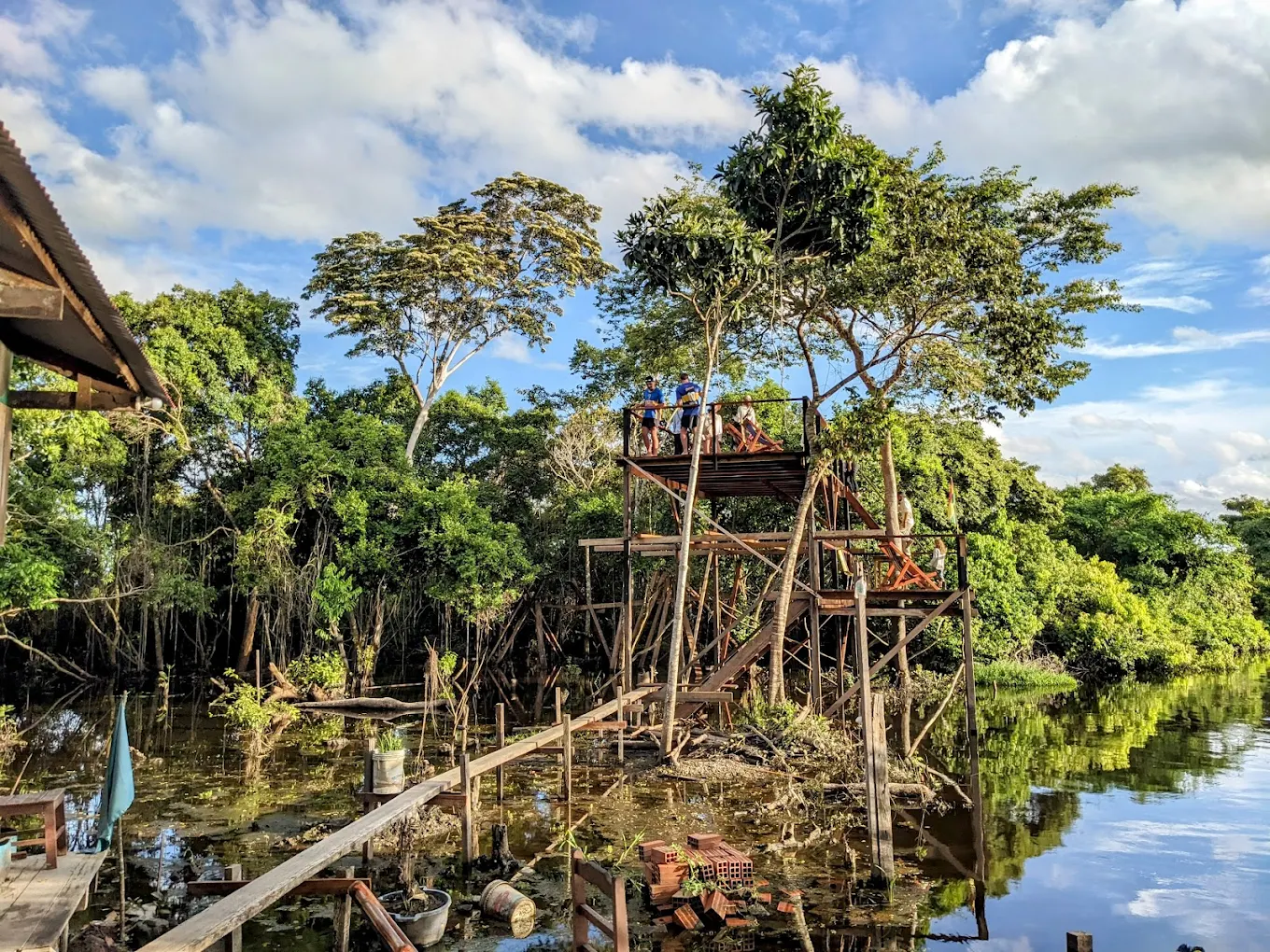 Accommodation room in the jungle